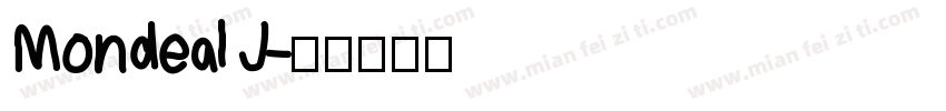 Mondeal J字体转换
